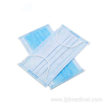 FFP2 flat surgical nonwoven face mask with earloop